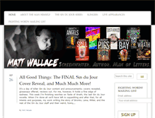 Tablet Screenshot of matt-wallace.com